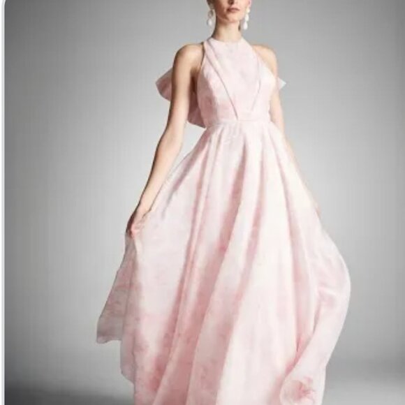 Sachin and Babi designer pink gown NWT